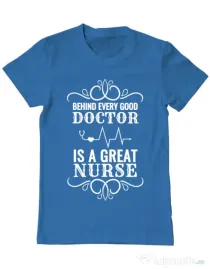 Tricou ADLER barbat Great nurse Albastru azuriu