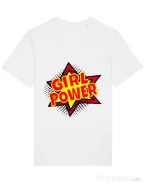 Tricou STANLEY STELLA barbat Girl power Alb
