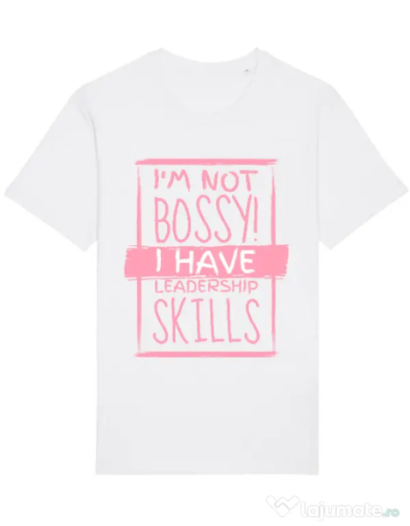Tricou STANLEY STELLA barbat I’m not bossy Alb
