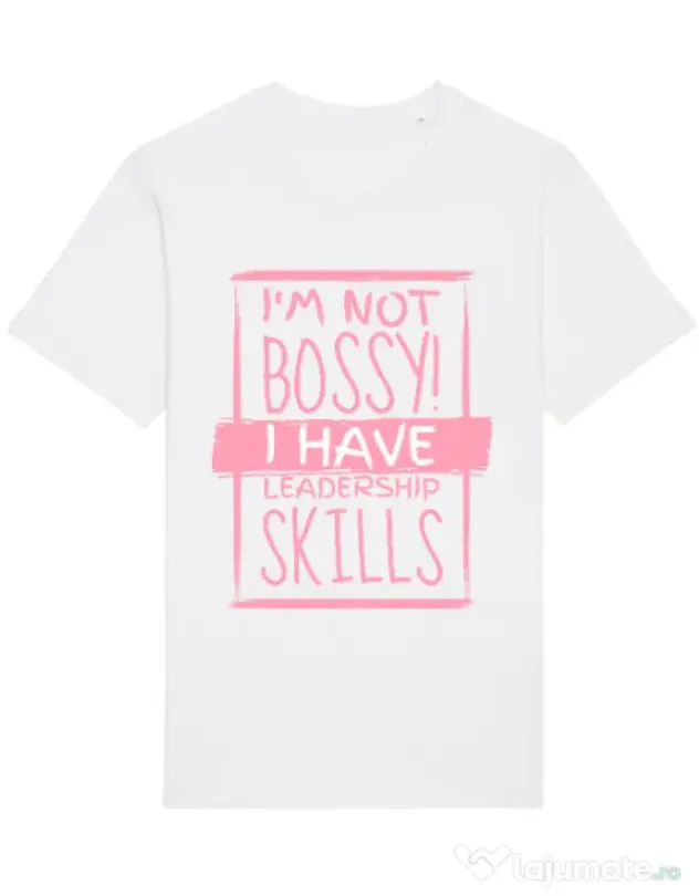 Tricou STANLEY STELLA barbat I’m not bossy Alb
