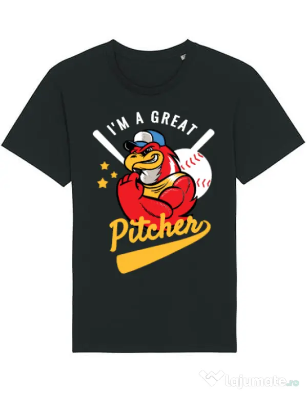 Tricou STANLEY STELLA barbat Great pitcher Negru