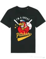 Tricou STANLEY STELLA barbat Great pitcher Negru