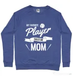 Bluza ADLER barbat My favorite player Albastru melanj
