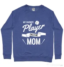Bluza ADLER barbat My favorite player Albastru melanj