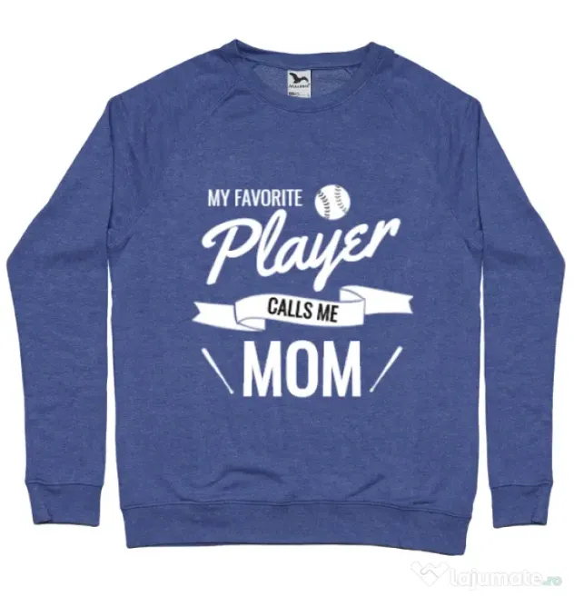 Bluza ADLER barbat My favorite player Albastru melanj