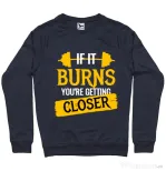 Bluza ADLER barbat Getting closer Denim inchis