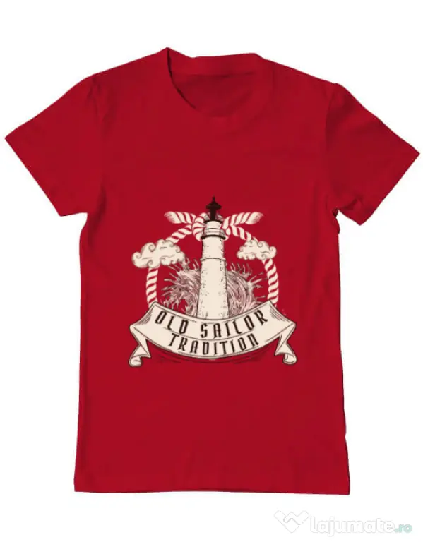 Tricou ADLER barbat Tradition Rosu