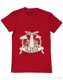 Tricou ADLER barbat Tradition Rosu