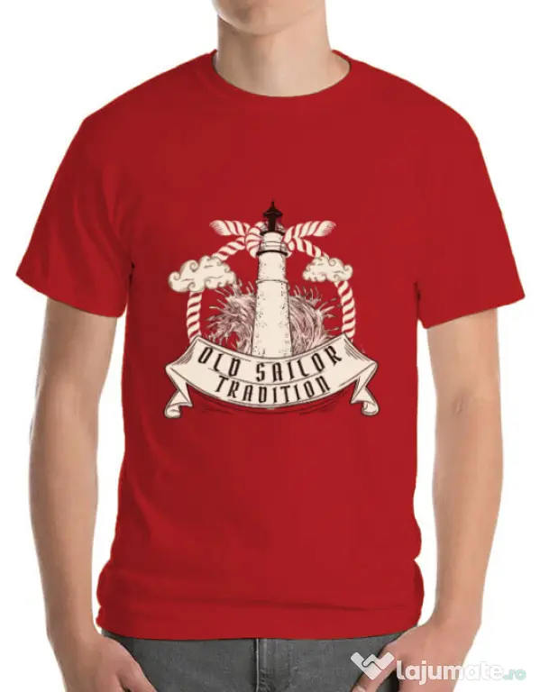 Tricou ADLER barbat Tradition Rosu