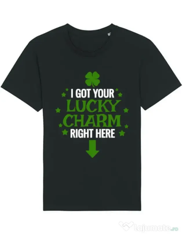 Tricou STANLEY STELLA barbat Lucky charm Negru