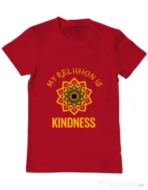 Tricou ADLER barbat Kindness Rosu