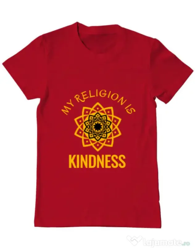 Tricou ADLER barbat Kindness Rosu