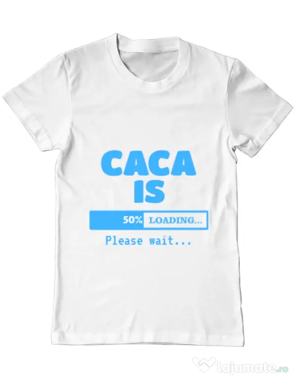 Tricou ADLER barbat Caca is loading Alb