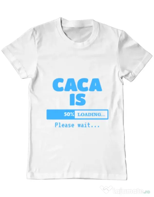 Tricou ADLER barbat Caca is loading Alb