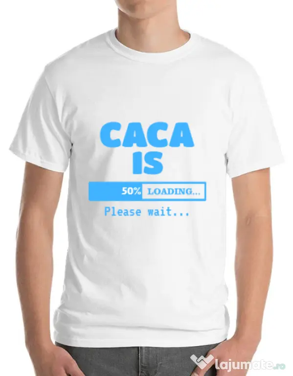 Tricou ADLER barbat Caca is loading Alb