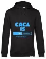 Hoodie barbat cu gluga Caca is loading Negru