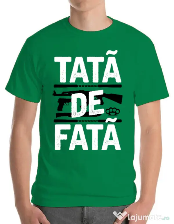 Tricou ADLER barbat Tata de fata Verde mediu