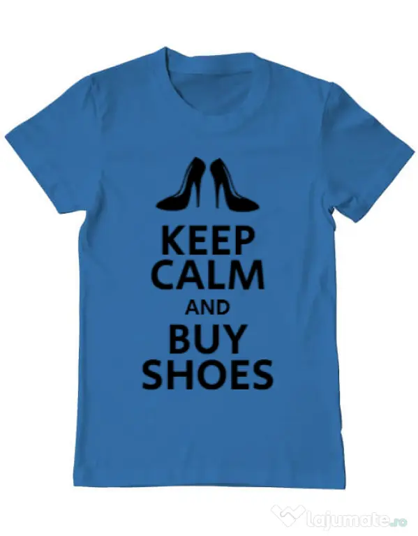 Tricou ADLER barbat Buy shoes Albastru azuriu