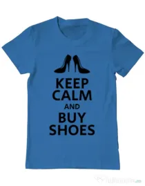 Tricou ADLER barbat Buy shoes Albastru azuriu