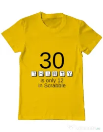 Tricou ADLER barbat 30 in scrabble Galben