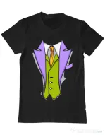 Tricou ADLER barbat Gentleman suit Negru