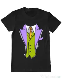 Tricou ADLER barbat Gentleman suit Negru