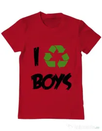 Tricou ADLER barbat I recycle boys Rosu