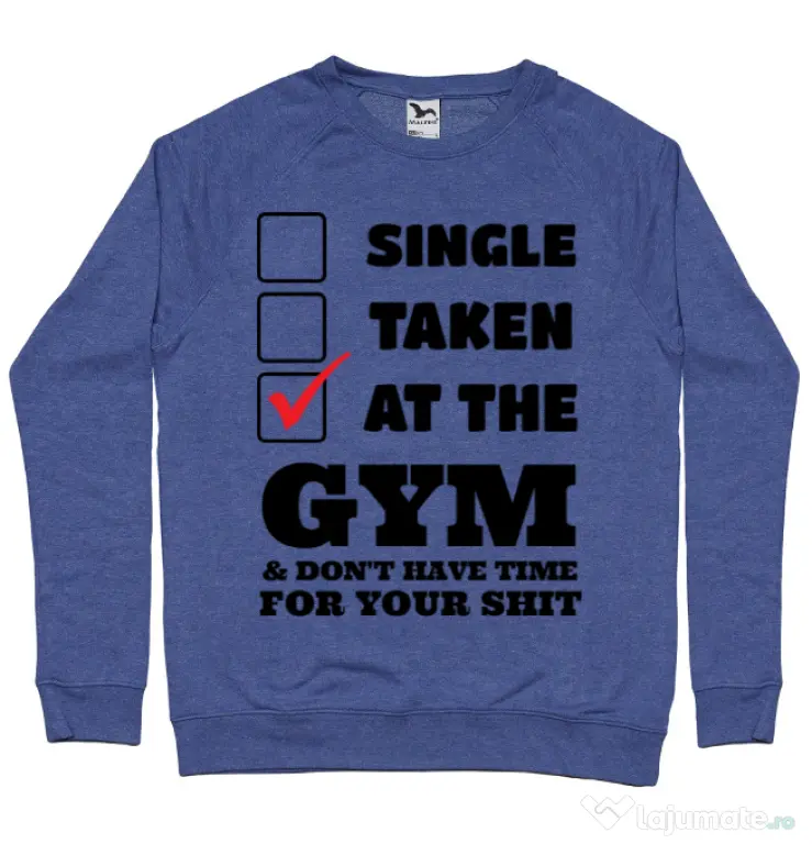 Bluza ADLER barbat At the gym Albastru melanj
