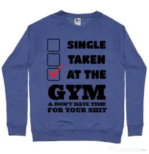 Bluza ADLER barbat At the gym Albastru melanj