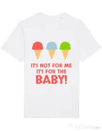 Tricou STANLEY STELLA barbat For the baby Alb