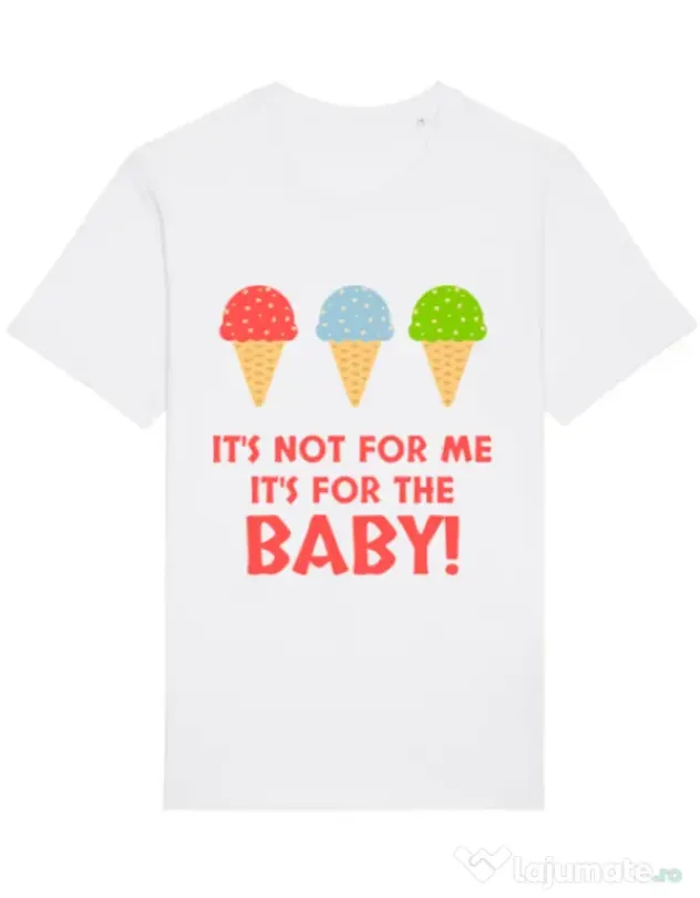Tricou STANLEY STELLA barbat For the baby Alb