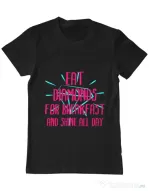Tricou ADLER barbat Eat diamonds Negru