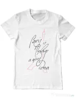 Tricou ADLER barbat Always paris Alb