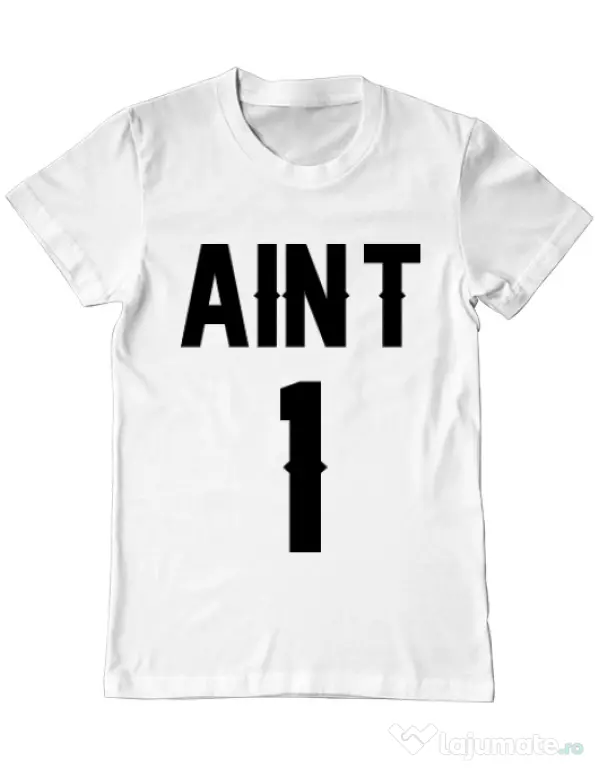 Tricou ADLER barbat Ain t one Alb
