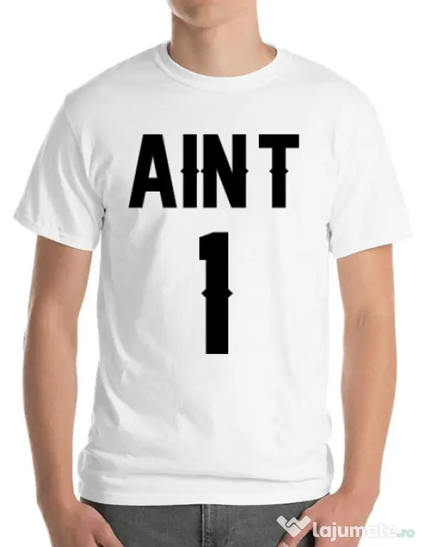Tricou ADLER barbat Ain t one Alb