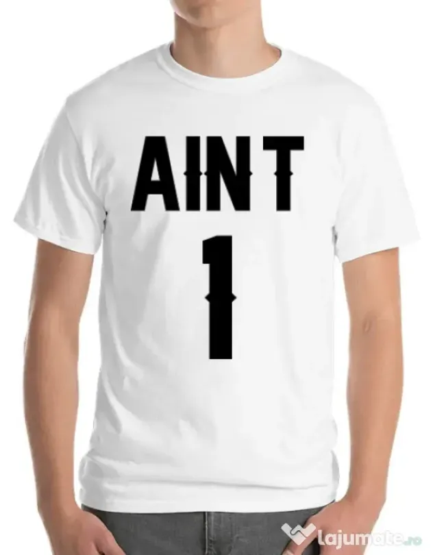 Tricou ADLER barbat Ain t one Alb