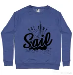 Bluza ADLER barbat She s my sail Albastru melanj