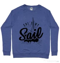 Bluza ADLER barbat She s my sail Albastru melanj