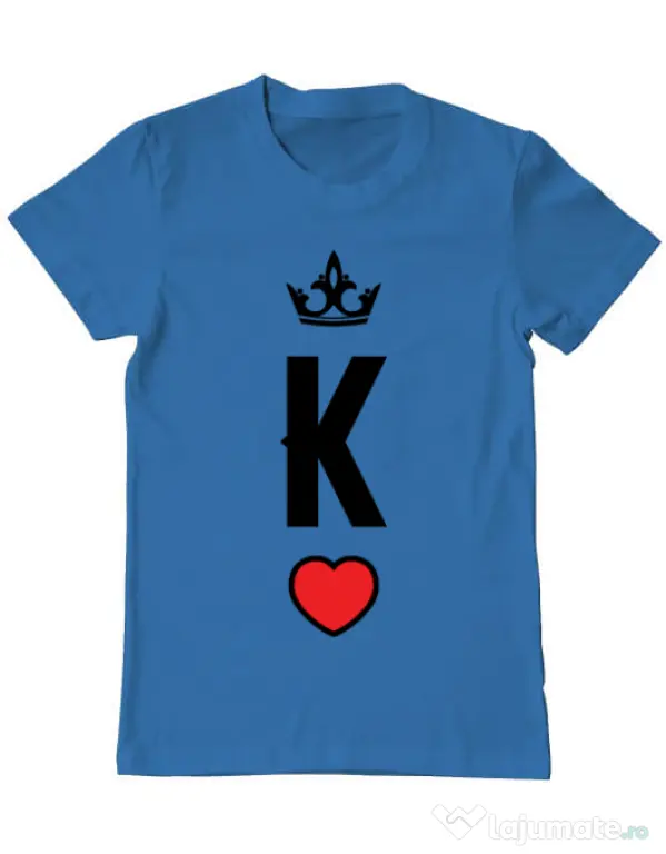 Tricou ADLER barbat King Albastru azuriu