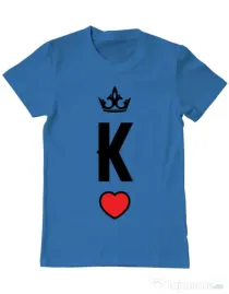 Tricou ADLER barbat King Albastru azuriu