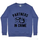Bluza ADLER barbat Partners in crime 1 Albastru melanj