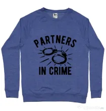 Bluza ADLER barbat Partners in crime 1 Albastru melanj