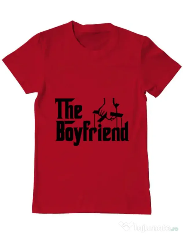 Tricou ADLER barbat The boyfriend Rosu