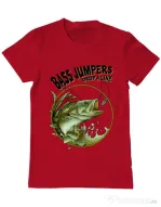 Tricou ADLER barbat Bass jumpers drop a line Rosu