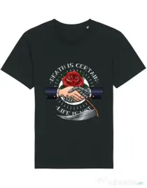 Tricou STANLEY STELLA barbat Death is certain Negru