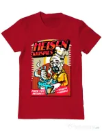 Tricou ADLER barbat Heisen krispies Rosu