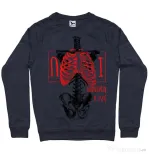 Bluza ADLER barbat Just a reminder Denim inchis