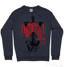 Bluza ADLER barbat Just a reminder Denim inchis