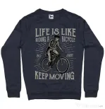 Bluza ADLER barbat Keep moving Denim inchis