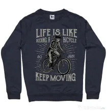 Bluza ADLER barbat Keep moving Denim inchis